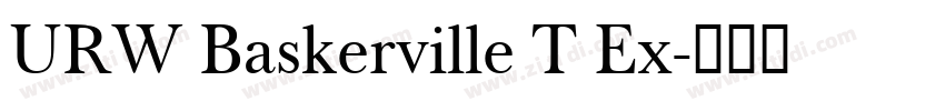 URW Baskerville T Ex字体转换